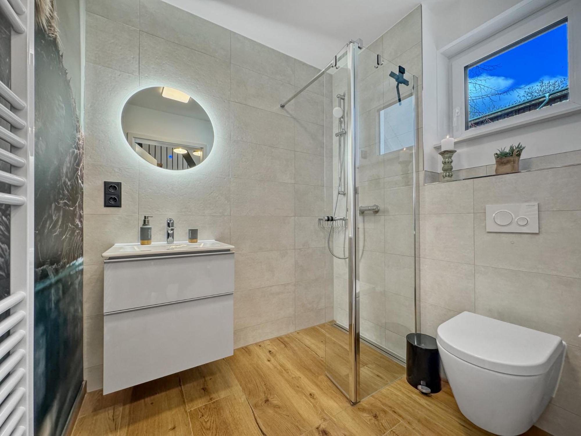 Cblue: Seeblick, Kamin, Wallbox, Natur Bentwisch Exterior photo