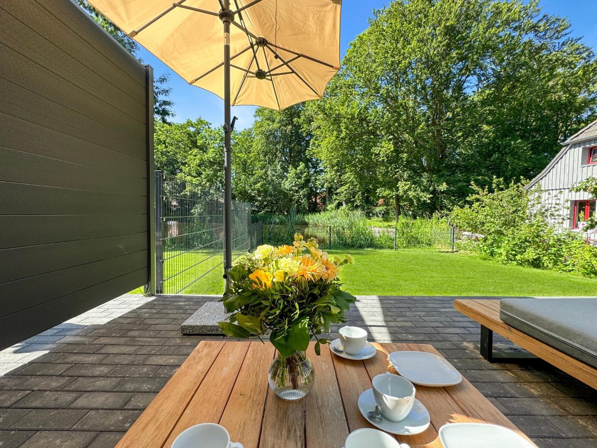 Cblue: Seeblick, Kamin, Wallbox, Natur Bentwisch Exterior photo